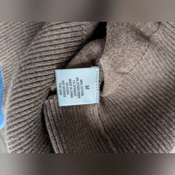 Dress Barn Brown Sleeveless Turtleneck Sweater - Picture 6 of 6